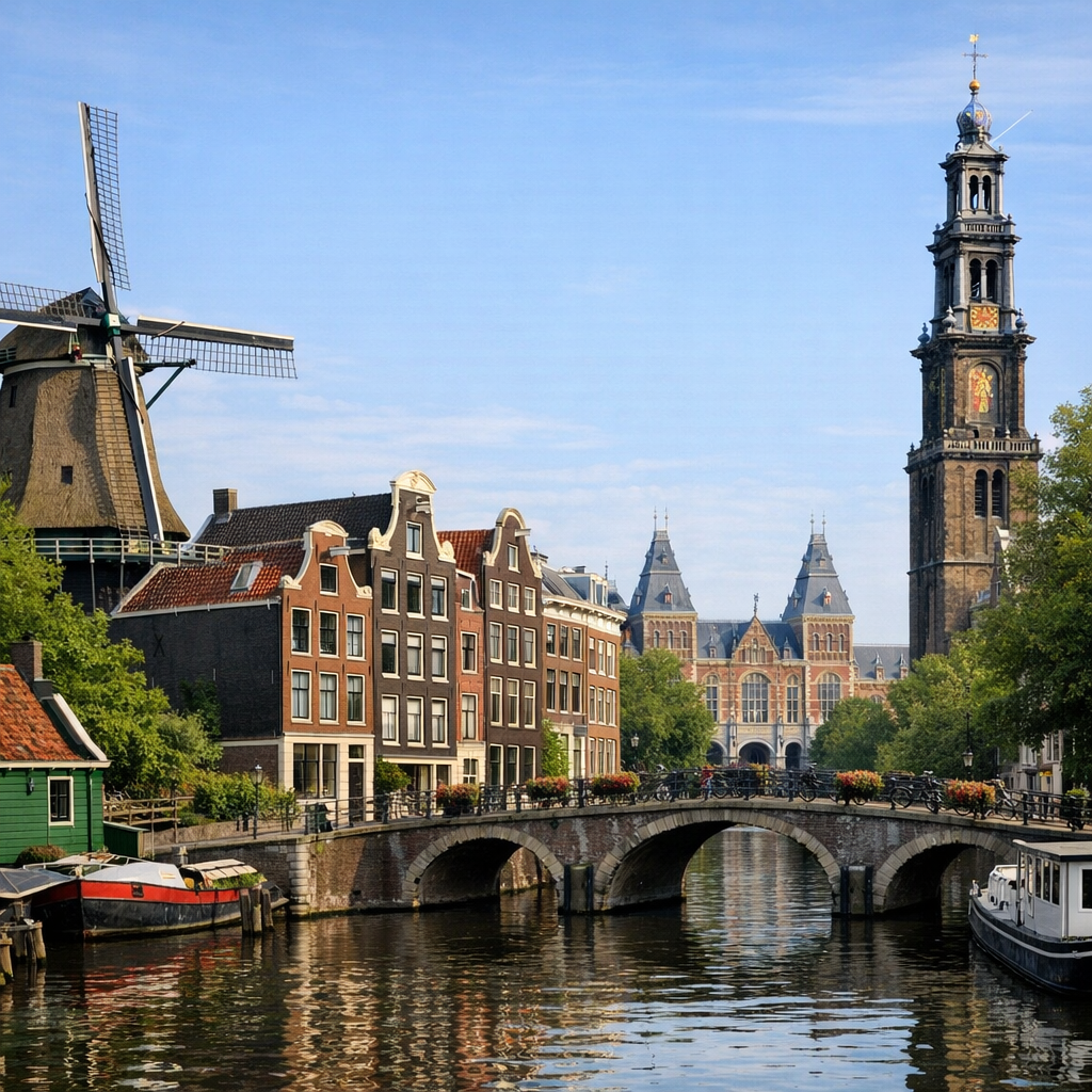 famous sites in Amsterdam